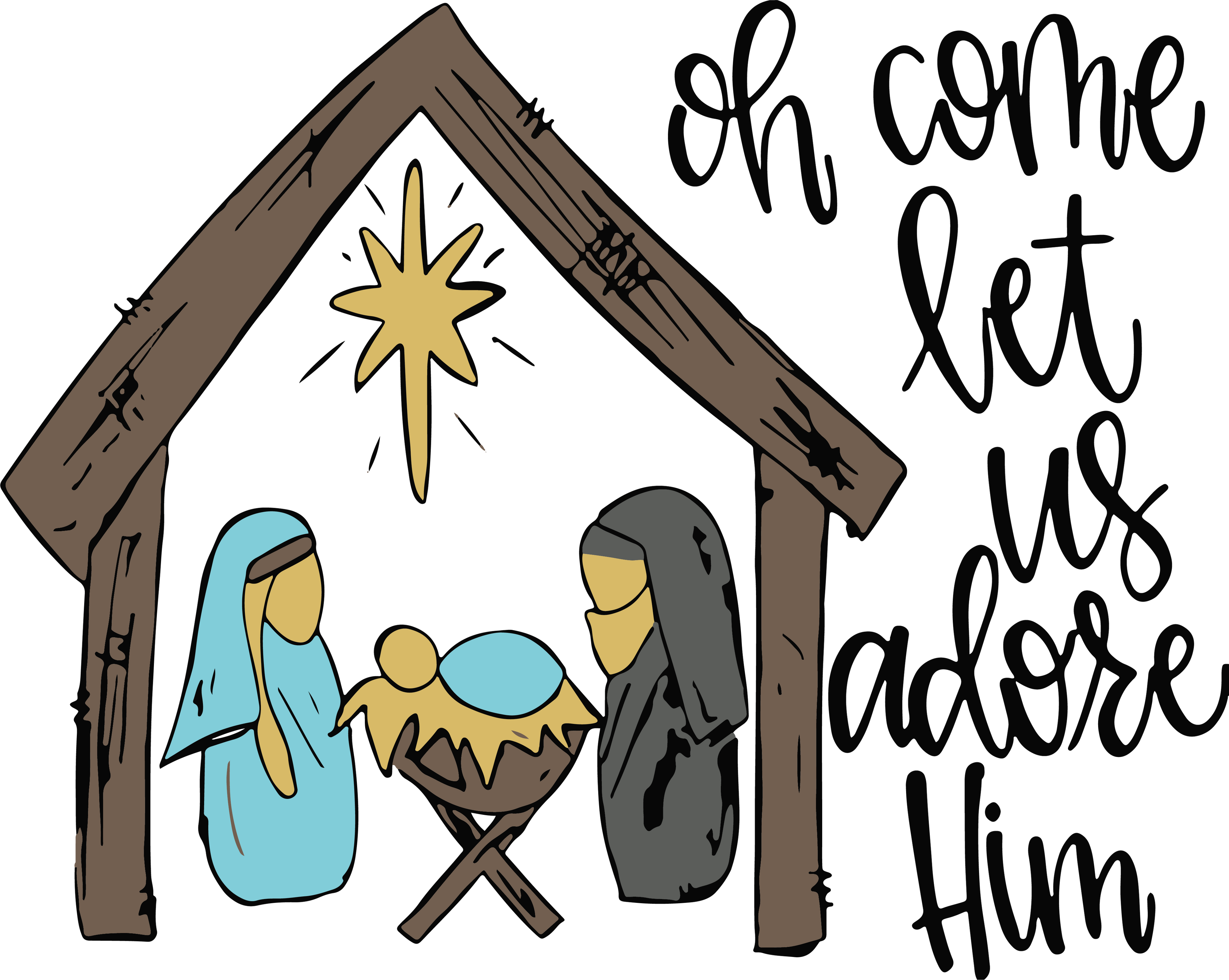 Oh come let us adore him