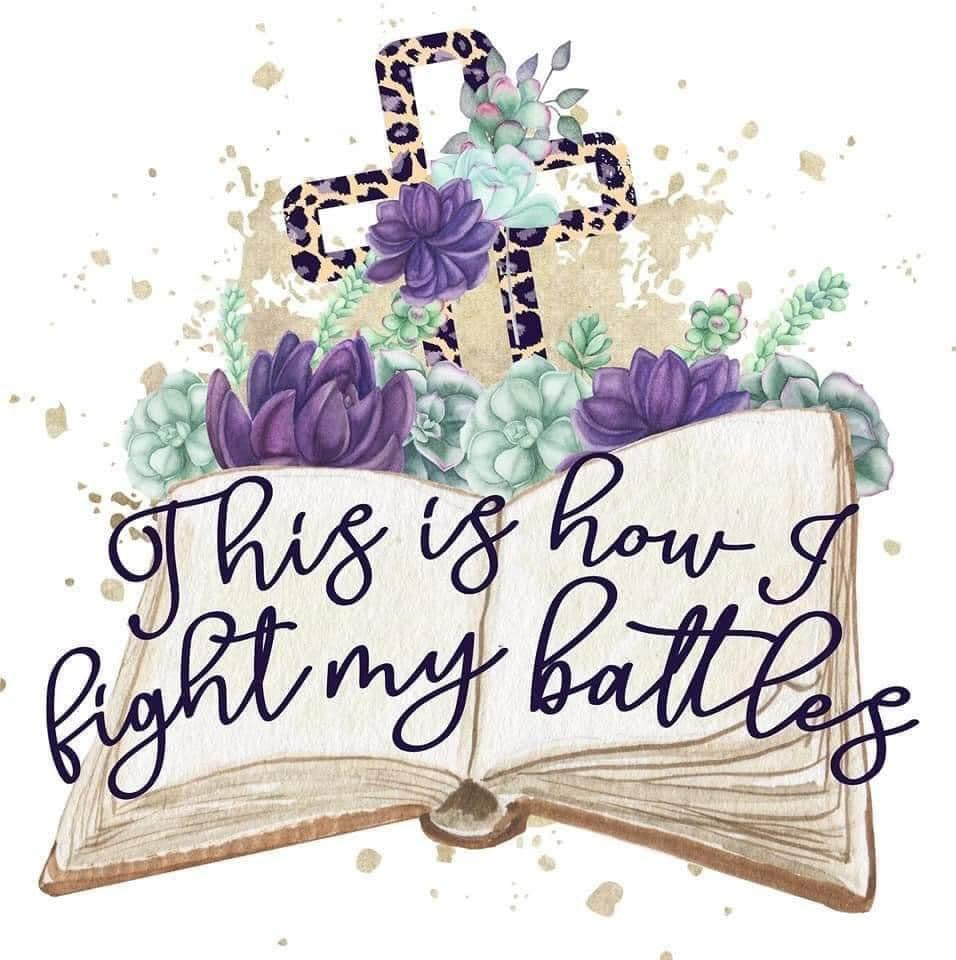 This is how I fight my battles